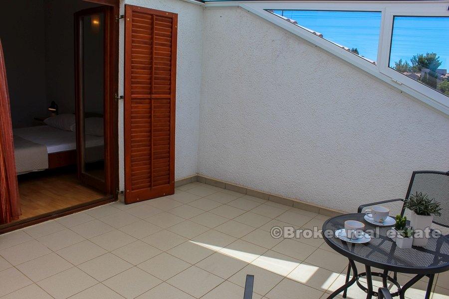 Biograd na Moru, apartmán s výhľadom na more