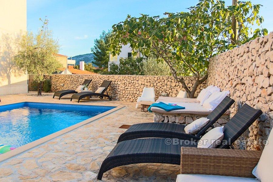 Trogir, apartments with the sea view