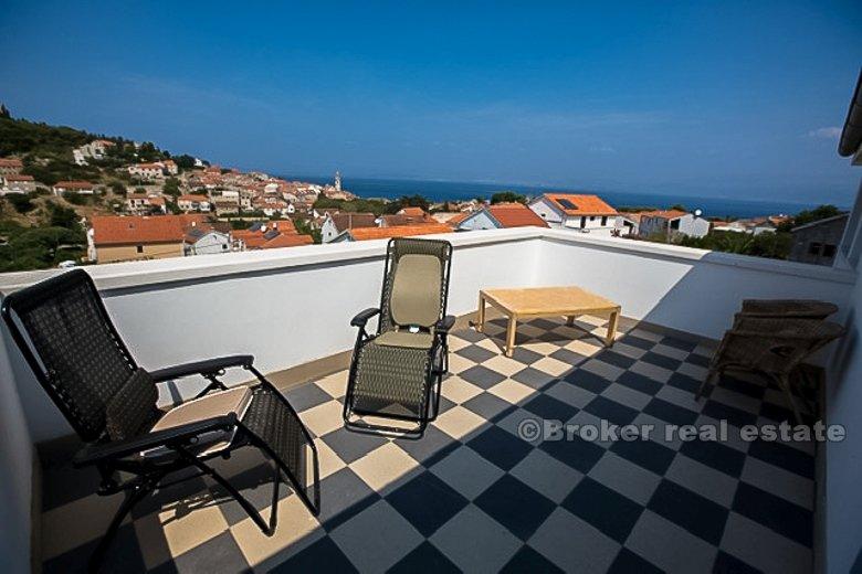 Ön Brac, fristående hus med havsutsikt