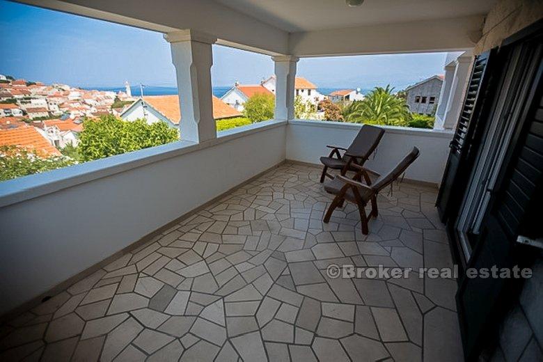 Ön Brac, fristående hus med havsutsikt