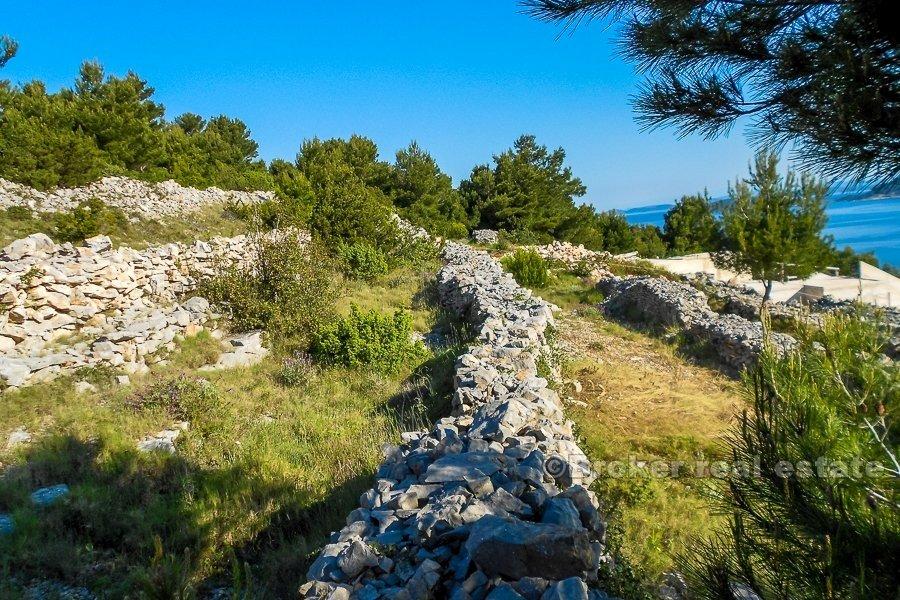 Isola di Zirje, terreno edificabile con vista mare
