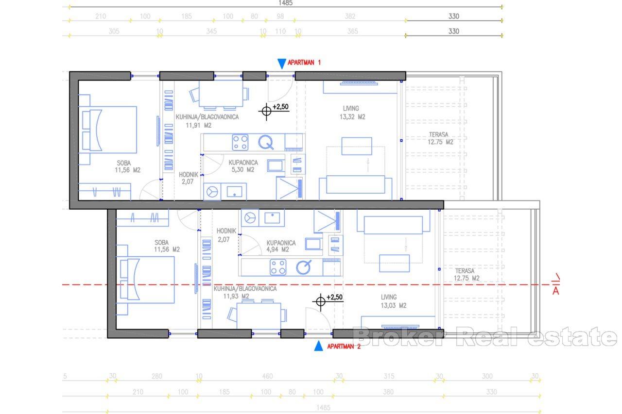 Primosten, grand terrain constructible en bord de mer