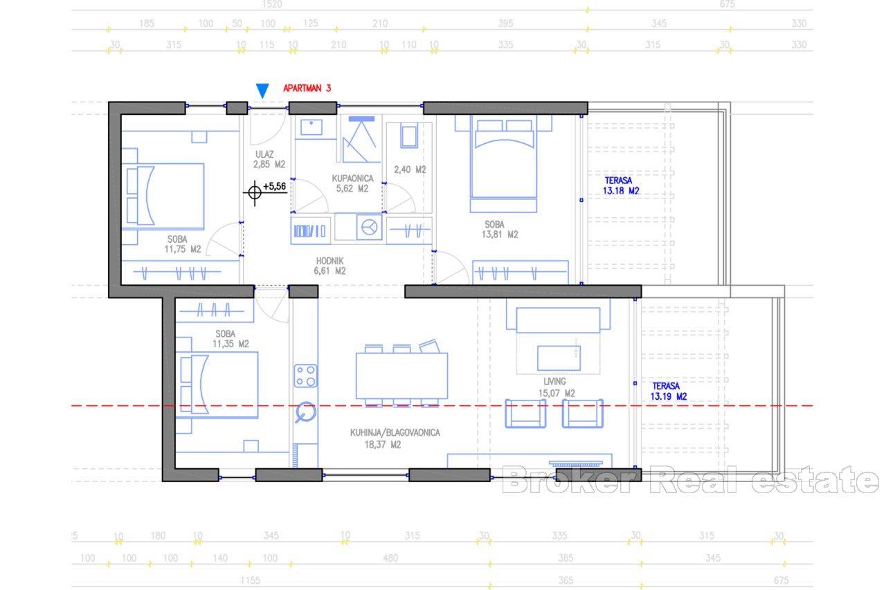 Primosten, grand terrain constructible en bord de mer