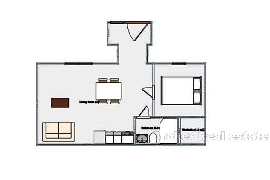 Split, Varos, apartament z jedną sypialnią w starym centrum