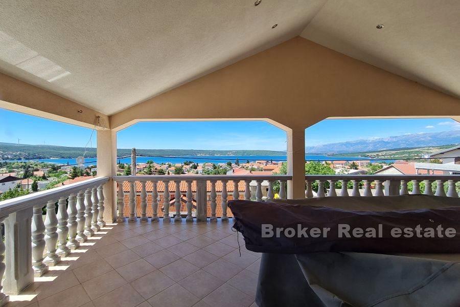 Near Zadar, detached house with sea view