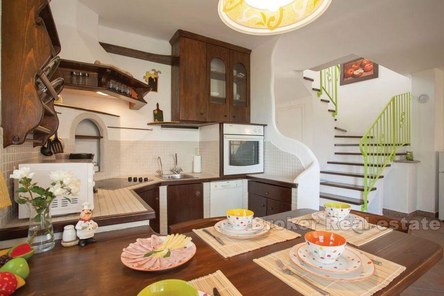 Øya Krk, hus i et rolig sted