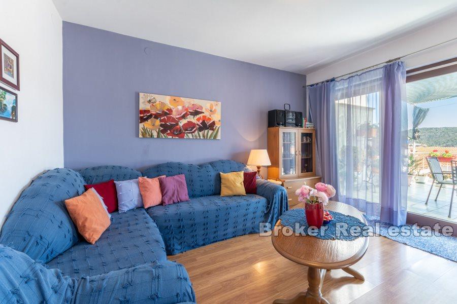 Wyspa Vis, dwupoziomowy apartament z widokiem na morze