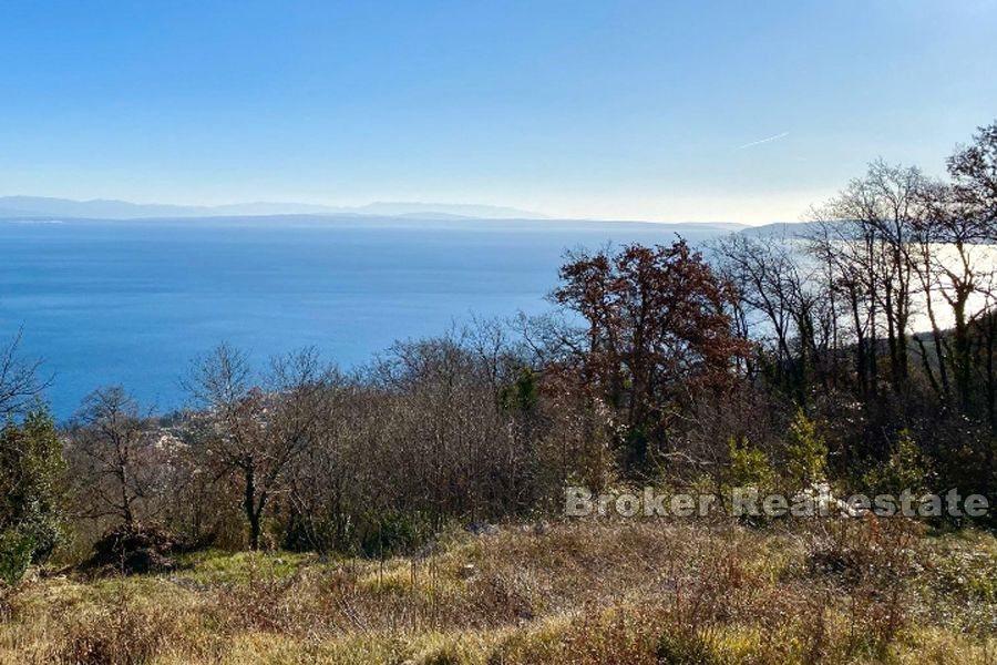 Opatija, działka budowlana z widokiem na morze