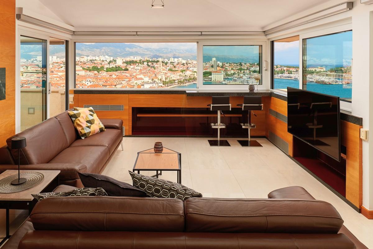 Split, Varos, exkluzívny byt s panoramatickým výhľadom