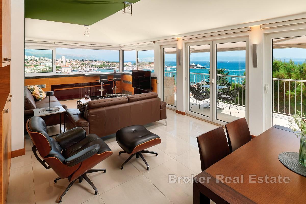 Split, Varos, eksklusiv leilighet med panoramautsikt