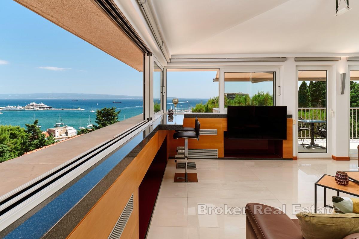 Split, Varos, eksklusiv leilighet med panoramautsikt