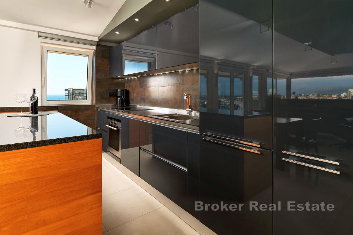 Split, Varos, eksklusiv leilighet med panoramautsikt