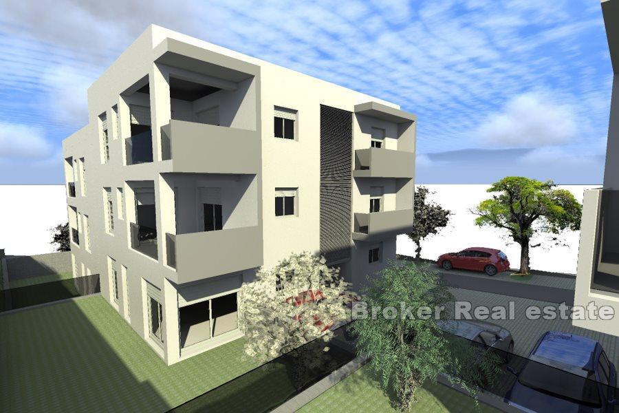 Niedaleko Splitu nowo wybudowane apartamenty z trzema sypialniami