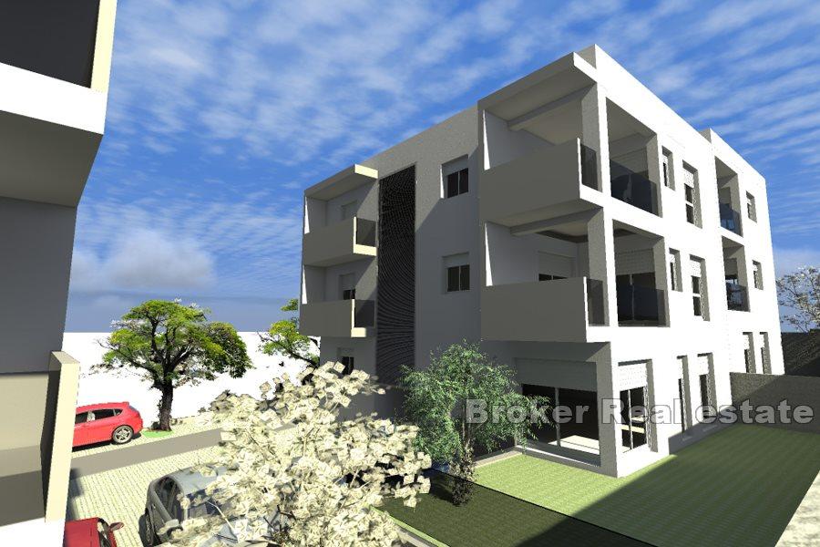 Niedaleko Splitu nowo wybudowane apartamenty z trzema sypialniami