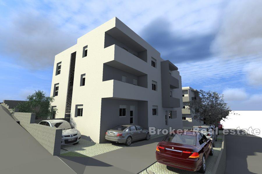 Niedaleko Splitu nowo wybudowane apartamenty z trzema sypialniami