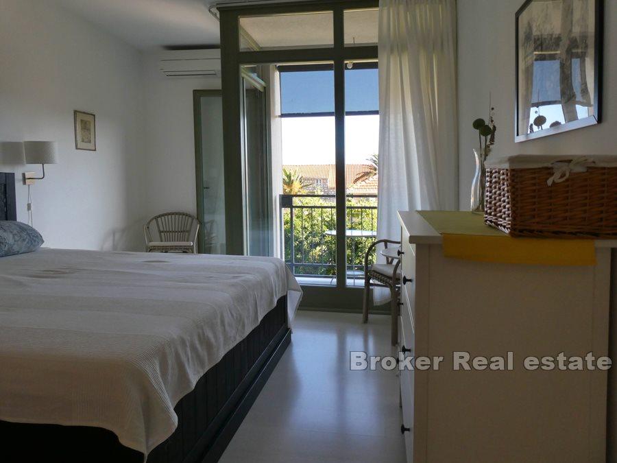 Peljesac, nowoczesny apartament z dwiema sypialniami i widokiem na morze