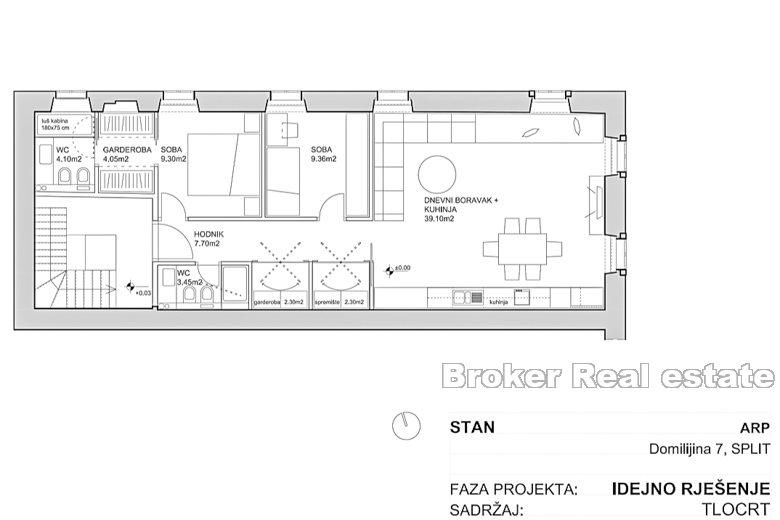 Split centrum - jedinečná vlastnost 83 m2