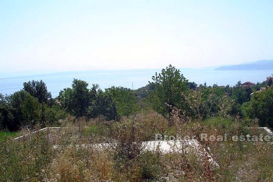 Opatija - Građevinsko zemljište s pogledom na more