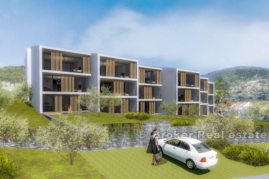 Island of Brac - Two bedroom apartment with sea view under construction