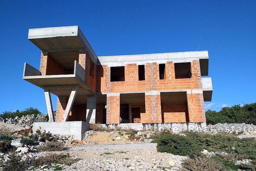 Остров Паг - Строящаяся вилла с бассейном