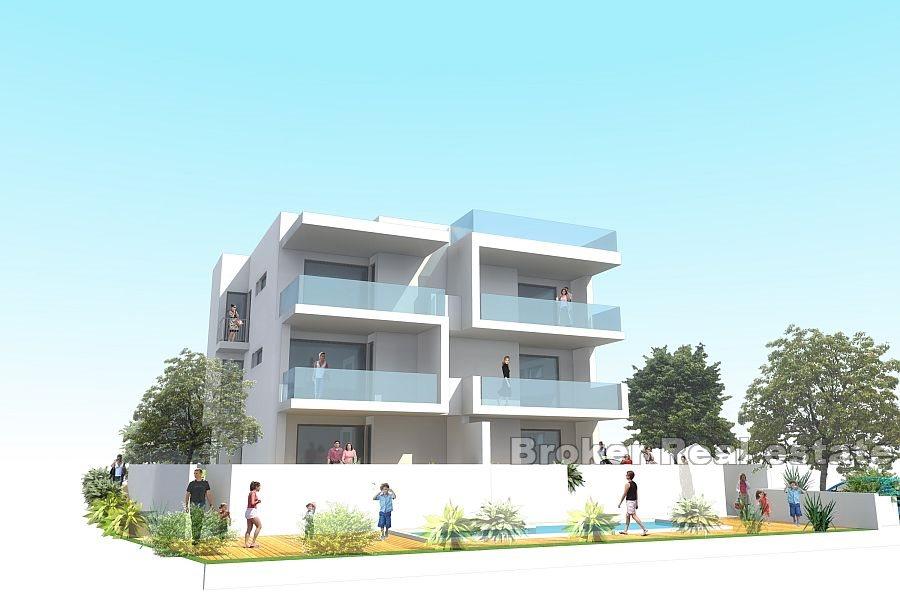 Øya Ciovo - Leilighet med basseng og havutsikt