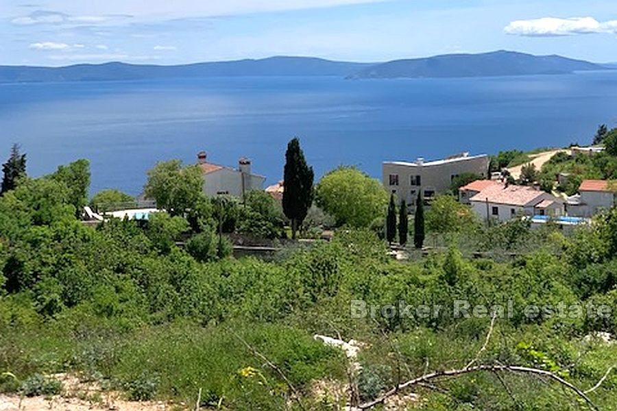 Labin - Stavebný pozemok s výhľadom na more