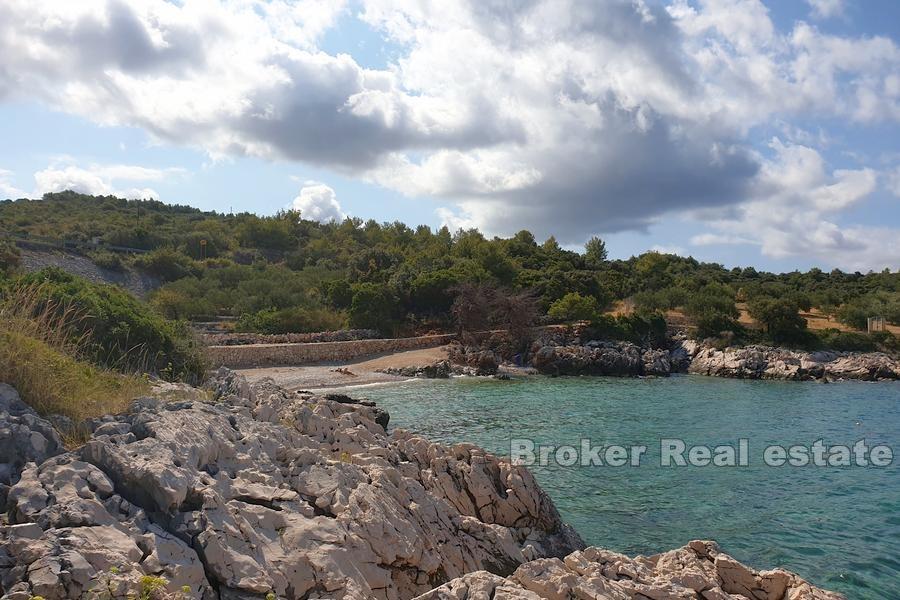 Primosten - Terrain à bâtir première rangée de la mer