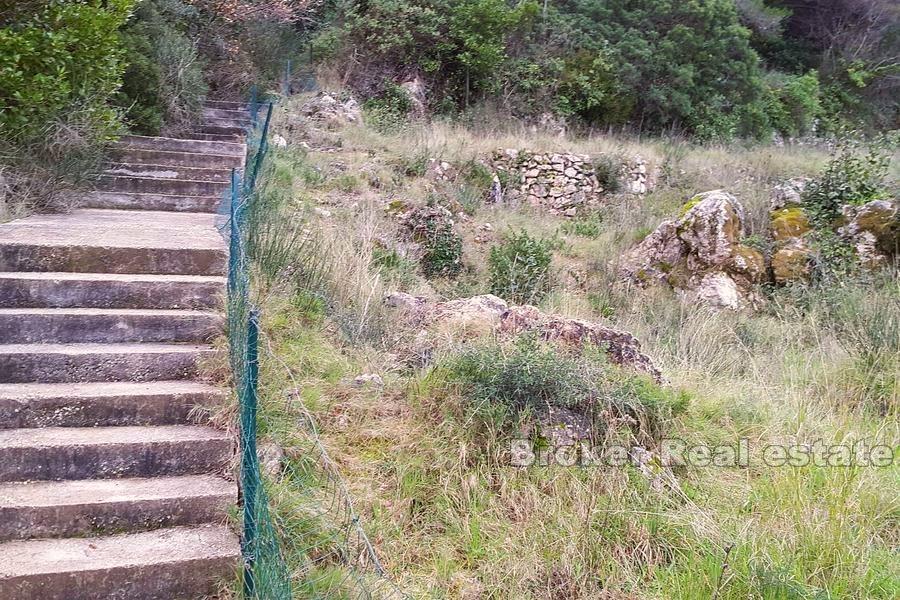 Dubrovník - stavební pozemek s projektem dvojdomu