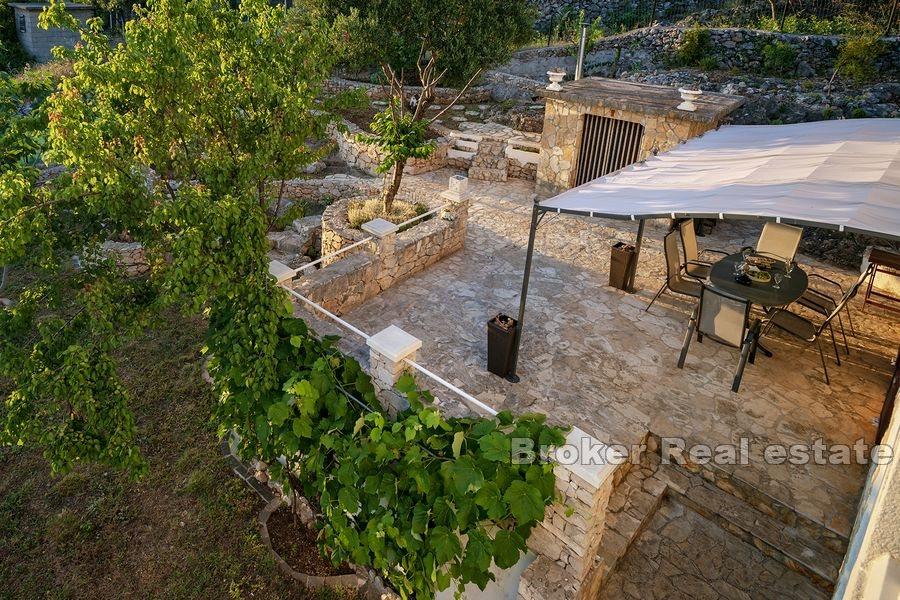 Wyspa Hvar - Dom z basenem i dużym ogrodem