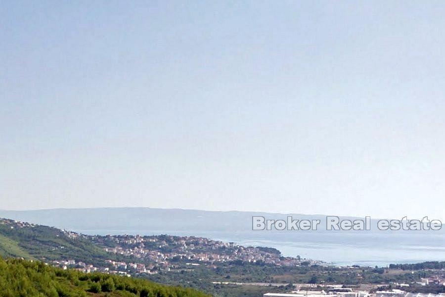 Blisko Splitu - Działka budowlana z widokiem na morze