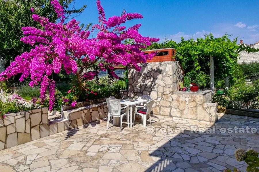 Île de Korcula - Maison au premier rang de la mer