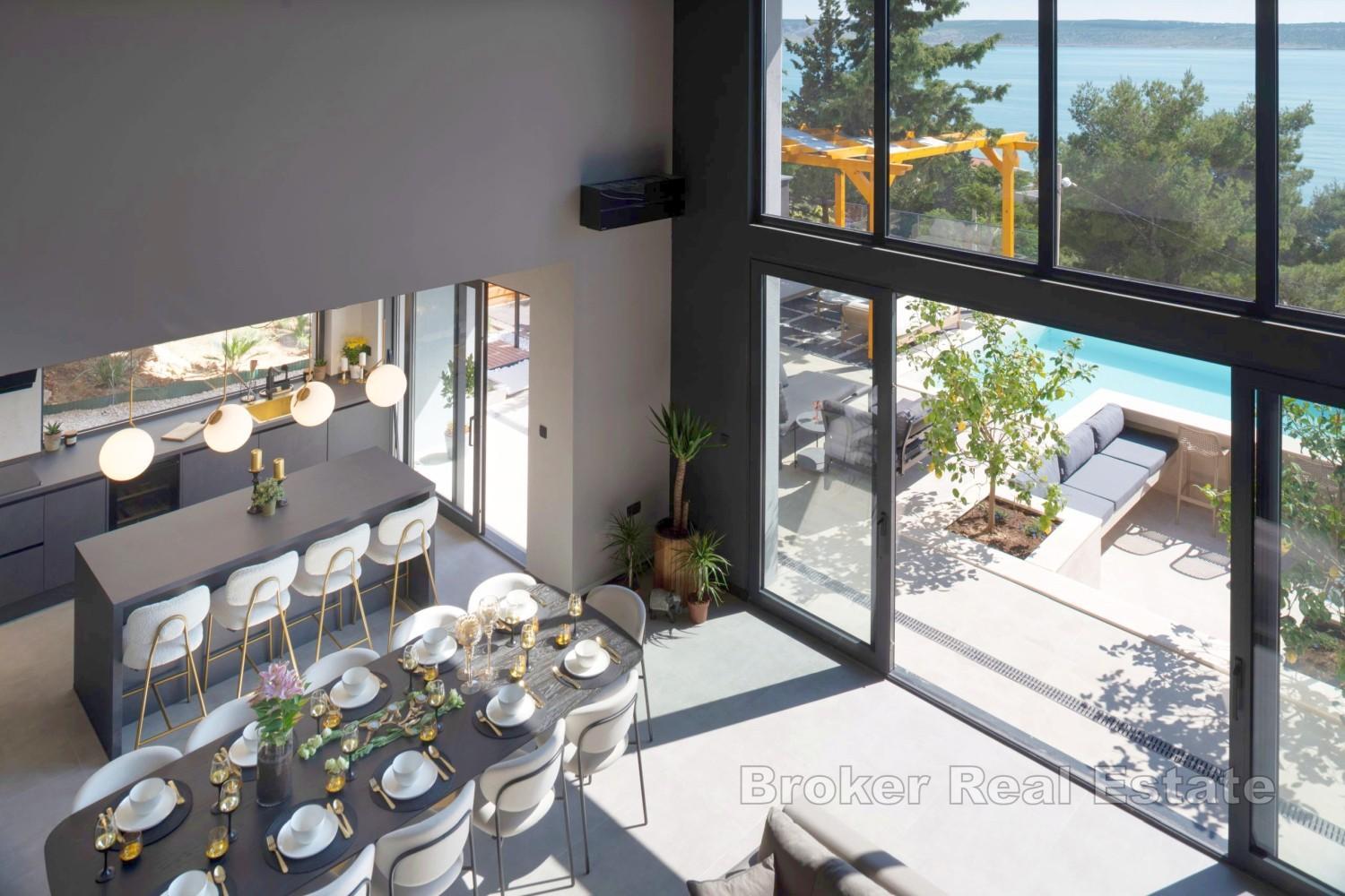 Vicino a Zara - Villa di nuova costruzione con piscina e vista mare