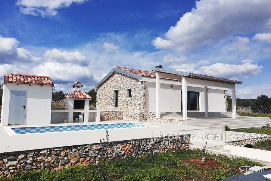 Near Trogir - House with pool and sea view