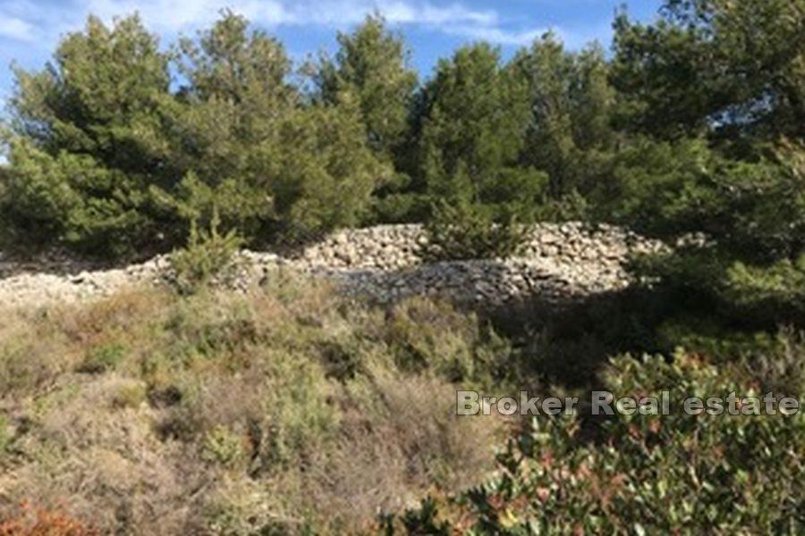 Hvar - Byggetomt med havutsikt