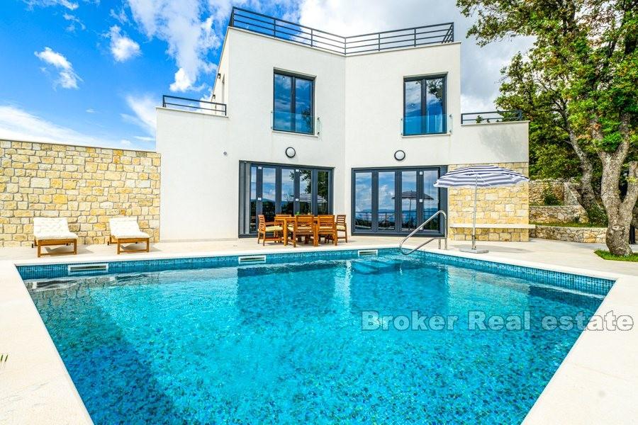 Brac - Villa with pool and sea view
