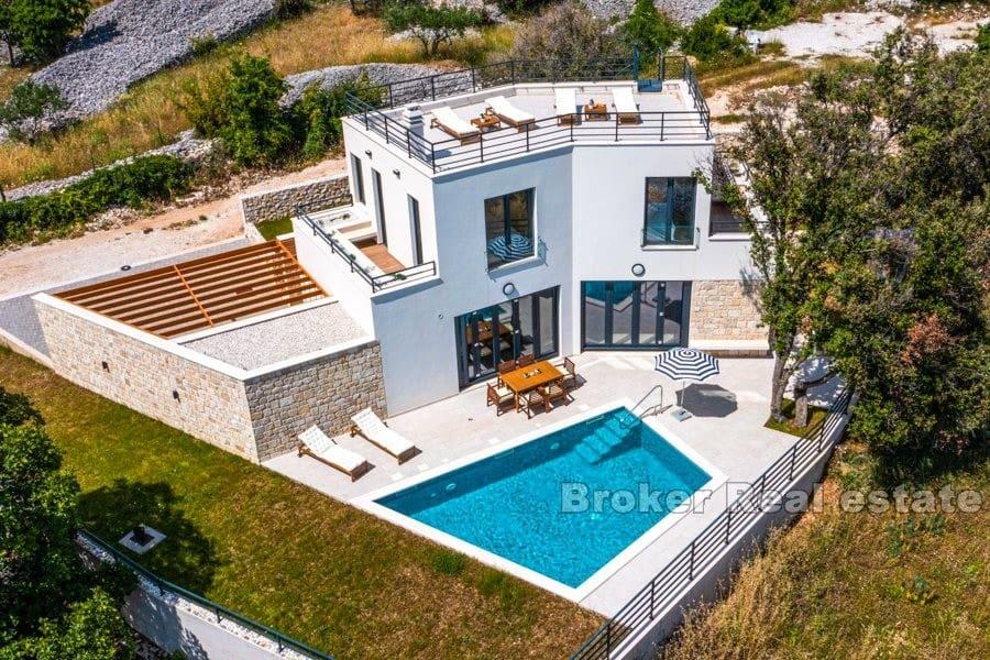 Brac - Villa with pool and sea view