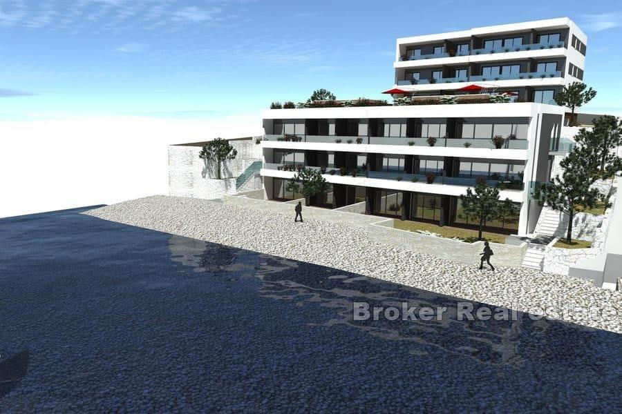 Blisko Splitu - Nowo wybudowane apartamenty w pierwszym rzędzie do morza