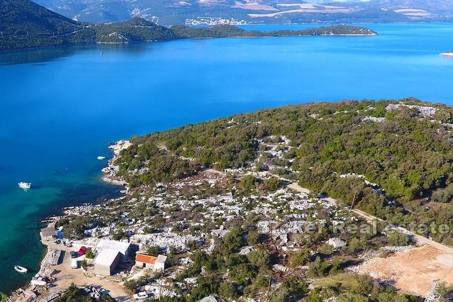 Peljesac - Byggeland første rad til sjøen