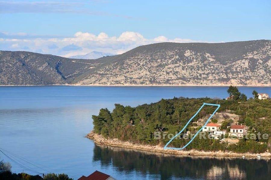 Корчула - Земля под застройку в первом ряду от моря