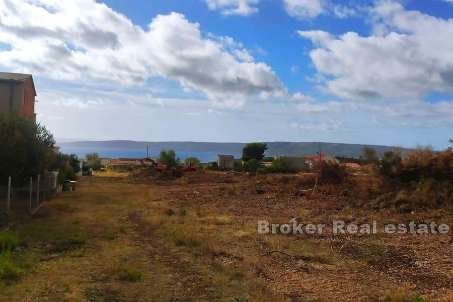 Kastela - Spacious building land with sea view