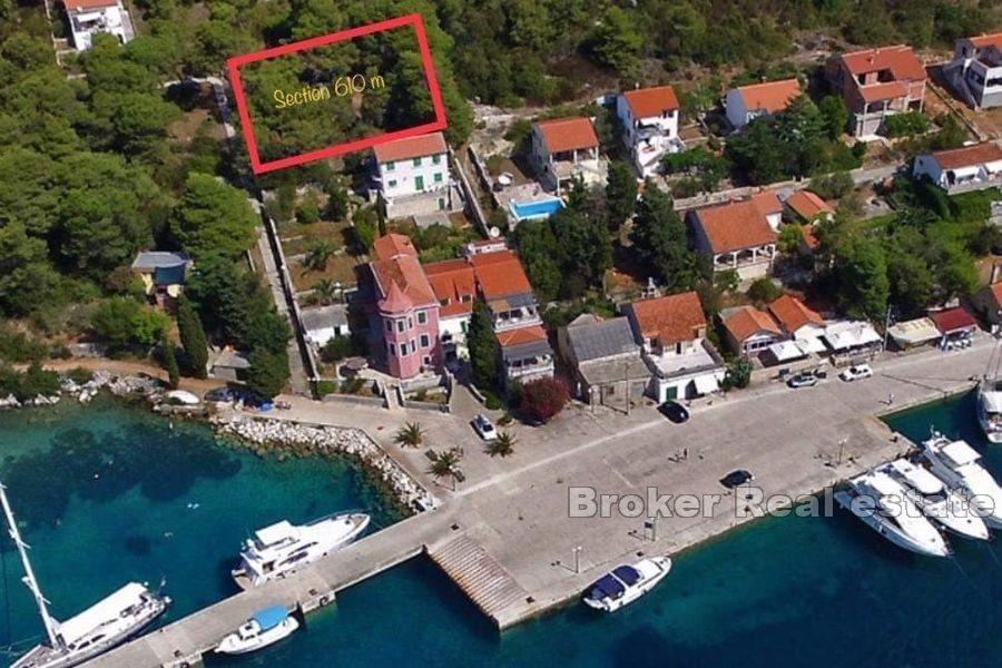 Island of Molat - building land near the sea