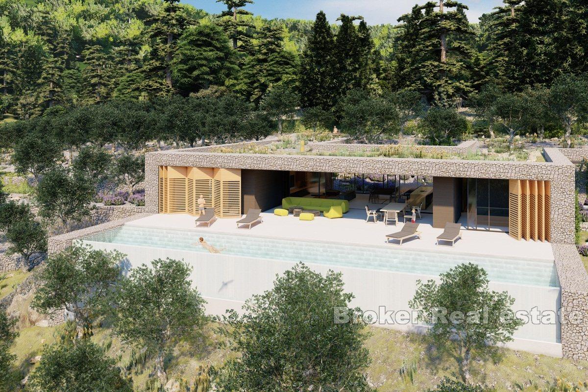 Korcula - Landbruksareal med utviklings- og byggeprosjekt