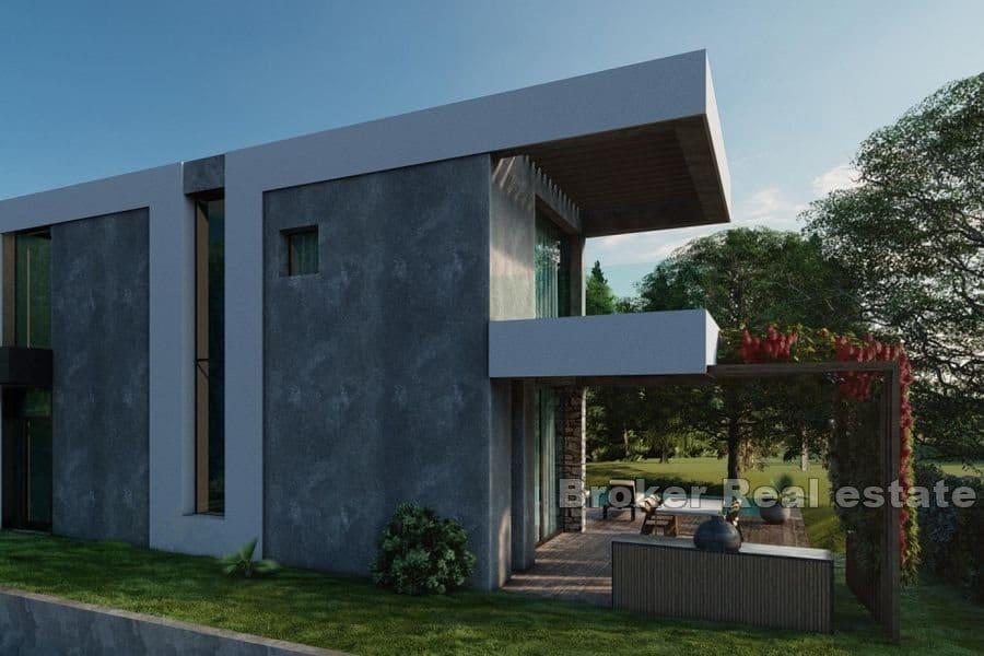 Šolta - Stavebný pozemok s projektom vily s bazénom