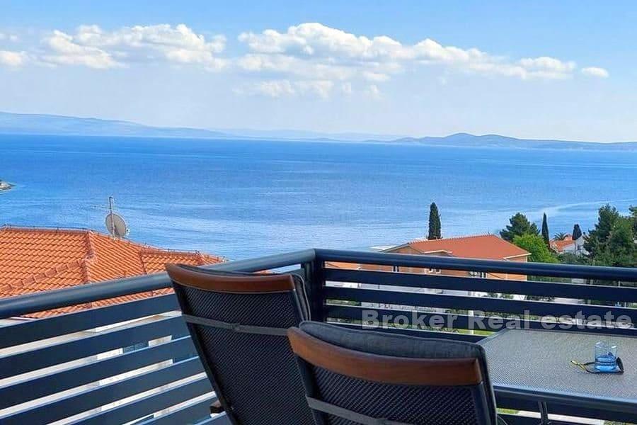 Île de Ciovo - Appartement avec terrasse sur le toit et vue sur la mer