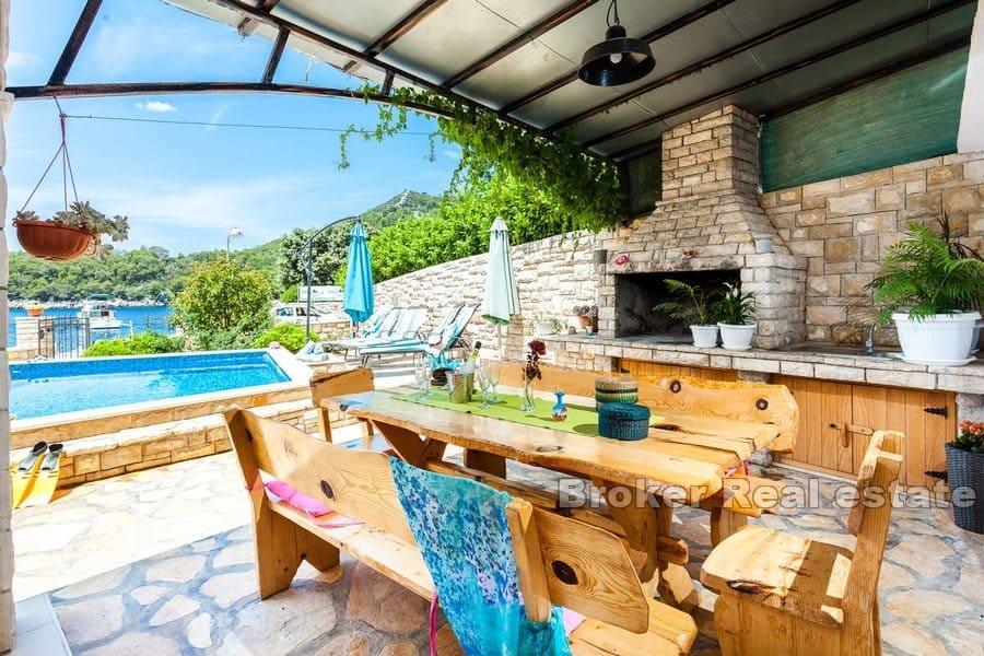 Island of Korcula - Apartment house first row to the sea