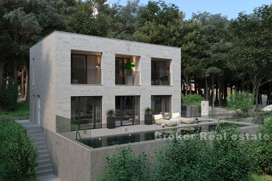 Brac - Villa de luxe au premier rang de la mer