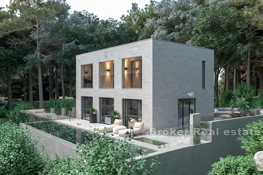 Brac - Villa de luxe au premier rang de la mer
