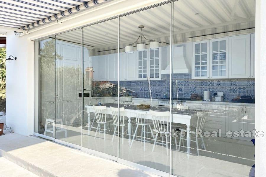 Omis - House with pool and open sea view