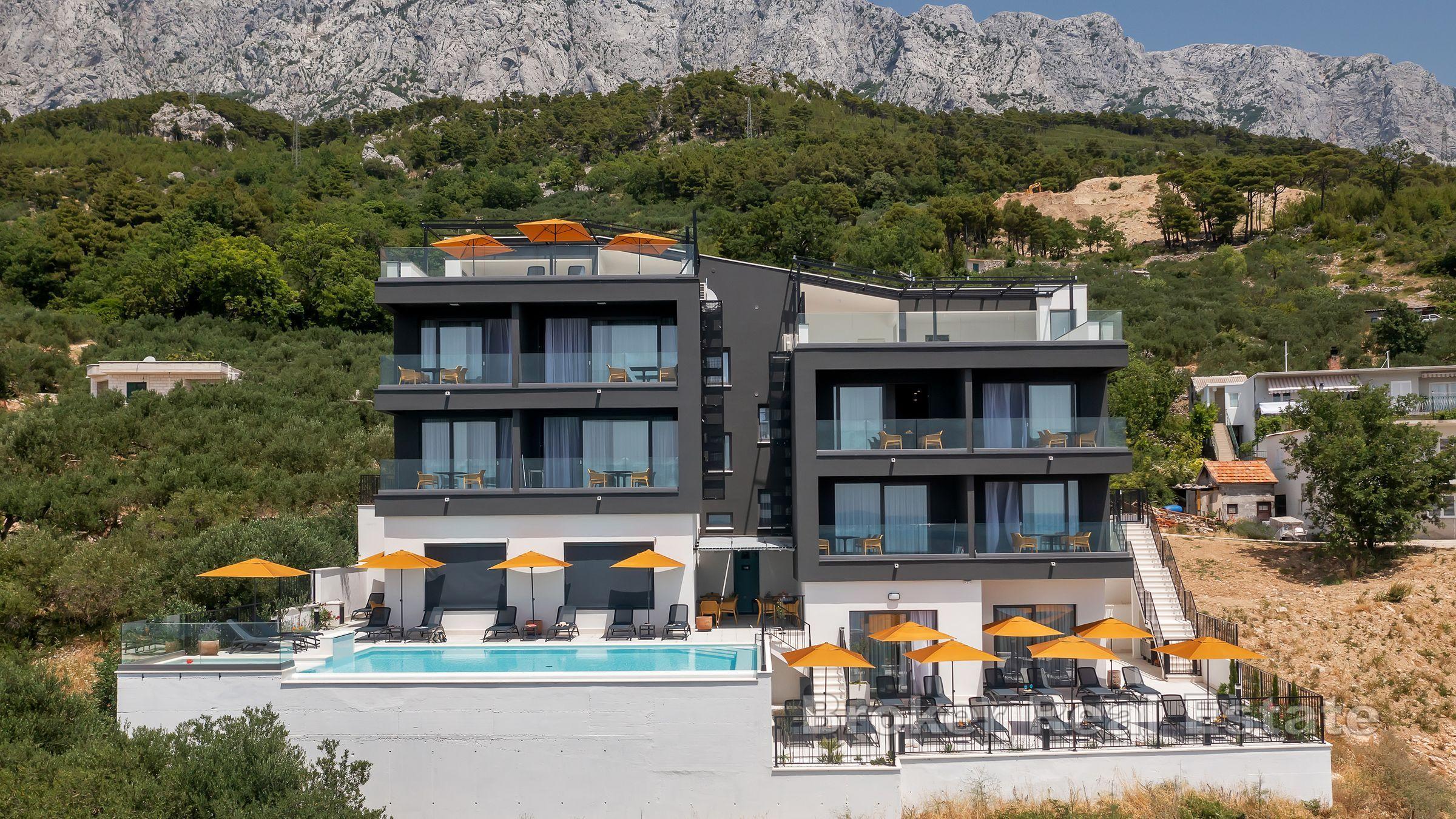 Makarska - Luxusní nemovitost s výhledem na otevřené moře