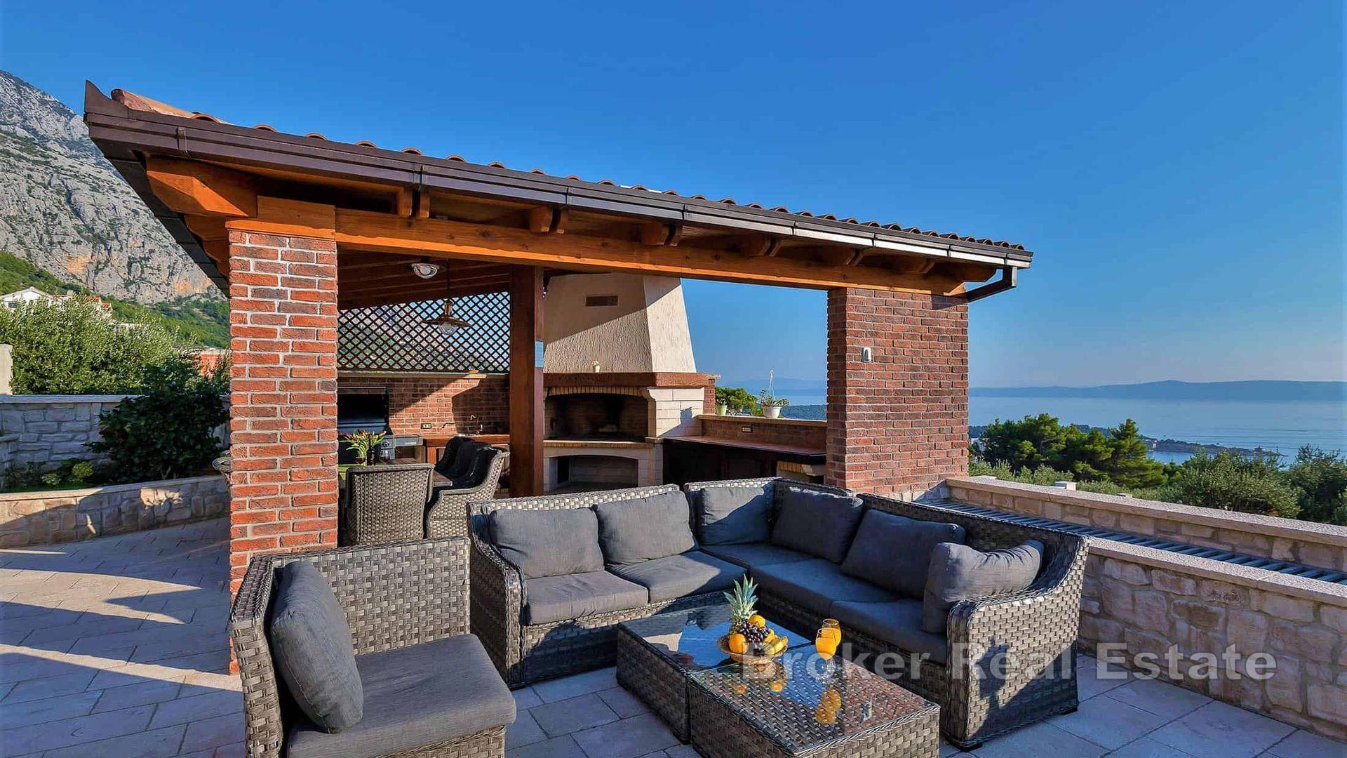 Makarska - Villa en pierre avec piscine